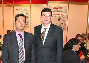 D. David Alvarez, Director Comercial Canarias TEAM GROUP y D. Manuel Sos, Director Gerente de Pipeline Software
