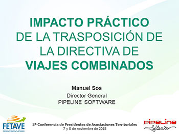 PIPELINE SOFTWARE - IMPACTO PRÁCTICO DE LA TRASPOSICIÓN DE LA DIRECTIVA DE VIAJES COMBINADOS