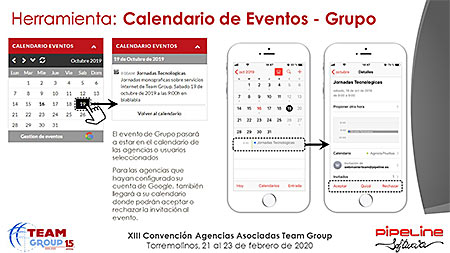 Presentación » Pipeline Software - JORNADA TECNOLÓGICA TEAM GROUP y RECORDATORIO NUEVA NORMATIVA DE VIAJES COMBINADOS