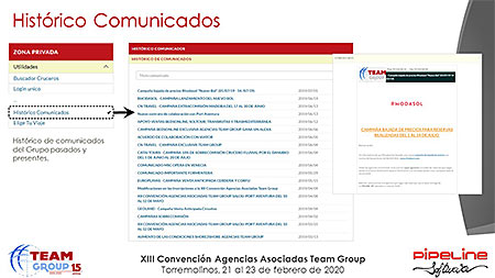 Presentación » Pipeline Software - JORNADA TECNOLÓGICA TEAM GROUP y RECORDATORIO NUEVA NORMATIVA DE VIAJES COMBINADOS