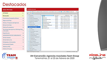 Presentación » Pipeline Software - JORNADA TECNOLÓGICA TEAM GROUP y RECORDATORIO NUEVA NORMATIVA DE VIAJES COMBINADOS
