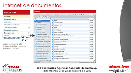 Presentación » Pipeline Software - JORNADA TECNOLÓGICA TEAM GROUP y RECORDATORIO NUEVA NORMATIVA DE VIAJES COMBINADOS