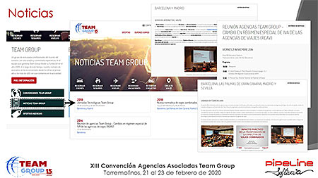 Presentación » Pipeline Software - JORNADA TECNOLÓGICA TEAM GROUP y RECORDATORIO NUEVA NORMATIVA DE VIAJES COMBINADOS
