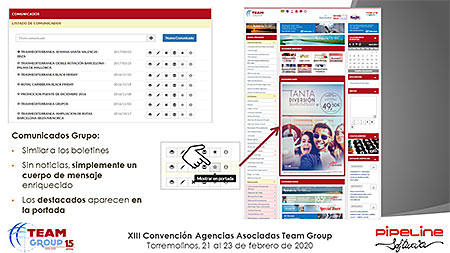 Presentación » Pipeline Software - JORNADA TECNOLÓGICA TEAM GROUP y RECORDATORIO NUEVA NORMATIVA DE VIAJES COMBINADOS