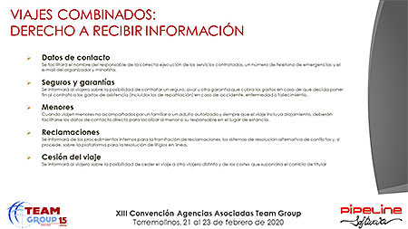 Presentación » Pipeline Software - JORNADA TECNOLÓGICA TEAM GROUP y RECORDATORIO NUEVA NORMATIVA DE VIAJES COMBINADOS