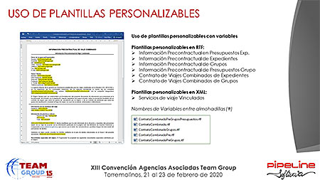 Presentación » Pipeline Software - JORNADA TECNOLÓGICA TEAM GROUP y RECORDATORIO NUEVA NORMATIVA DE VIAJES COMBINADOS