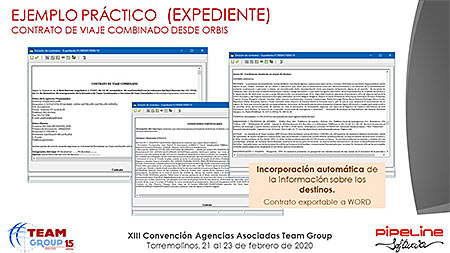 Presentación » Pipeline Software - JORNADA TECNOLÓGICA TEAM GROUP y RECORDATORIO NUEVA NORMATIVA DE VIAJES COMBINADOS