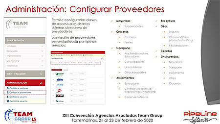 Presentación » Pipeline Software - JORNADA TECNOLÓGICA TEAM GROUP y RECORDATORIO NUEVA NORMATIVA DE VIAJES COMBINADOS