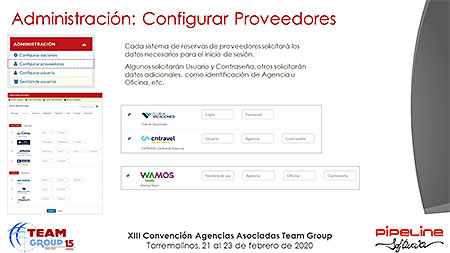 Presentación » Pipeline Software - JORNADA TECNOLÓGICA TEAM GROUP y RECORDATORIO NUEVA NORMATIVA DE VIAJES COMBINADOS