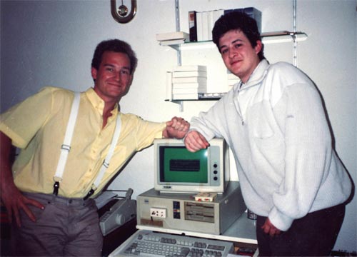 1990. Sebastián Briones y Manuel Sos