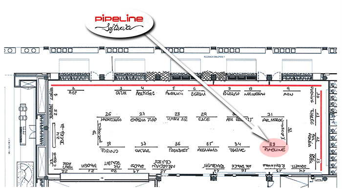 Pipeline Software estará en la mesa 33