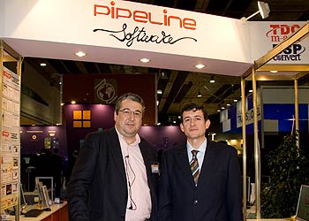 D. Enrique Torres, Viajes Agadir y D. Manuel Sos, Director Gerente de Pipeline Software