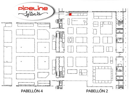 PLANO SITUACIÓN PIPELINE SOFTWARE EN INTUR 2013