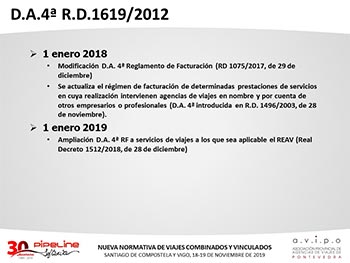 IMPACTO PRÁCTICO DE LA TRASPOSICIÓN DE LA DIRECTIVA DE VIAJES COMBINADOS - Galicia