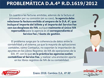 Cambios en la Disposición Adicional 4ª del Reglamento de Facturación (Real Decreto 1075/2017, de 29 de diciembre)