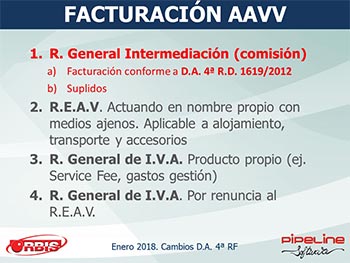 Cambios en la Disposición Adicional 4ª del Reglamento de Facturación (Real Decreto 1075/2017, de 29 de diciembre)