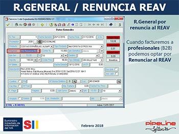 Suministro Inmediato de Información del IVA, Nuevos criterios de tributación agencias de viajes: SII