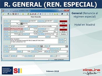 Suministro Inmediato de Información del IVA, Nuevos criterios de tributación agencias de viajes: SII