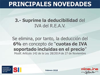 Suministro Inmediato de Información del IVA, Nuevos criterios de tributación agencias de viajes: SII