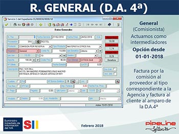 Suministro Inmediato de Información del IVA, Nuevos criterios de tributación agencias de viajes: SII